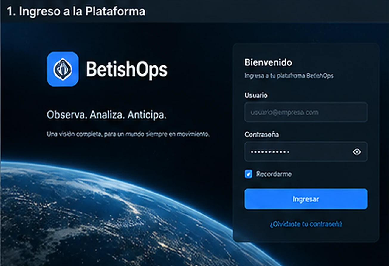 Ingreso a BetishOps
